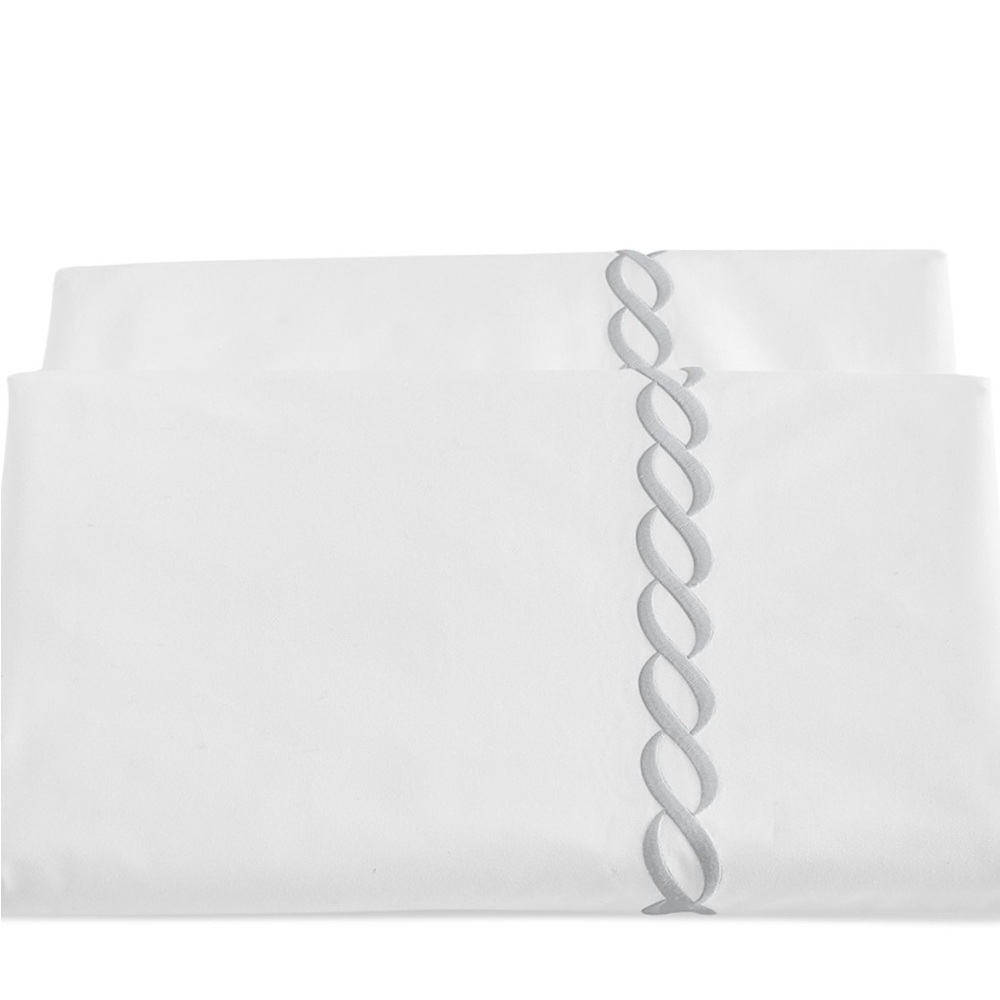 Matouk Classic Chain Duvet Cover, Full/Queen